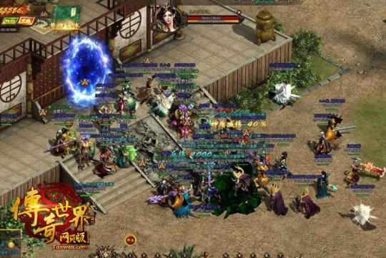 貪玩獨代正版傳奇頁游《傳奇世界》網頁版公測