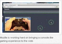 mozilla web標準將推動網頁游戲的變革