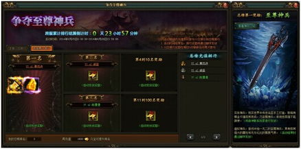 爭奪至尊神兵 風云無雙 pptv網頁游戲